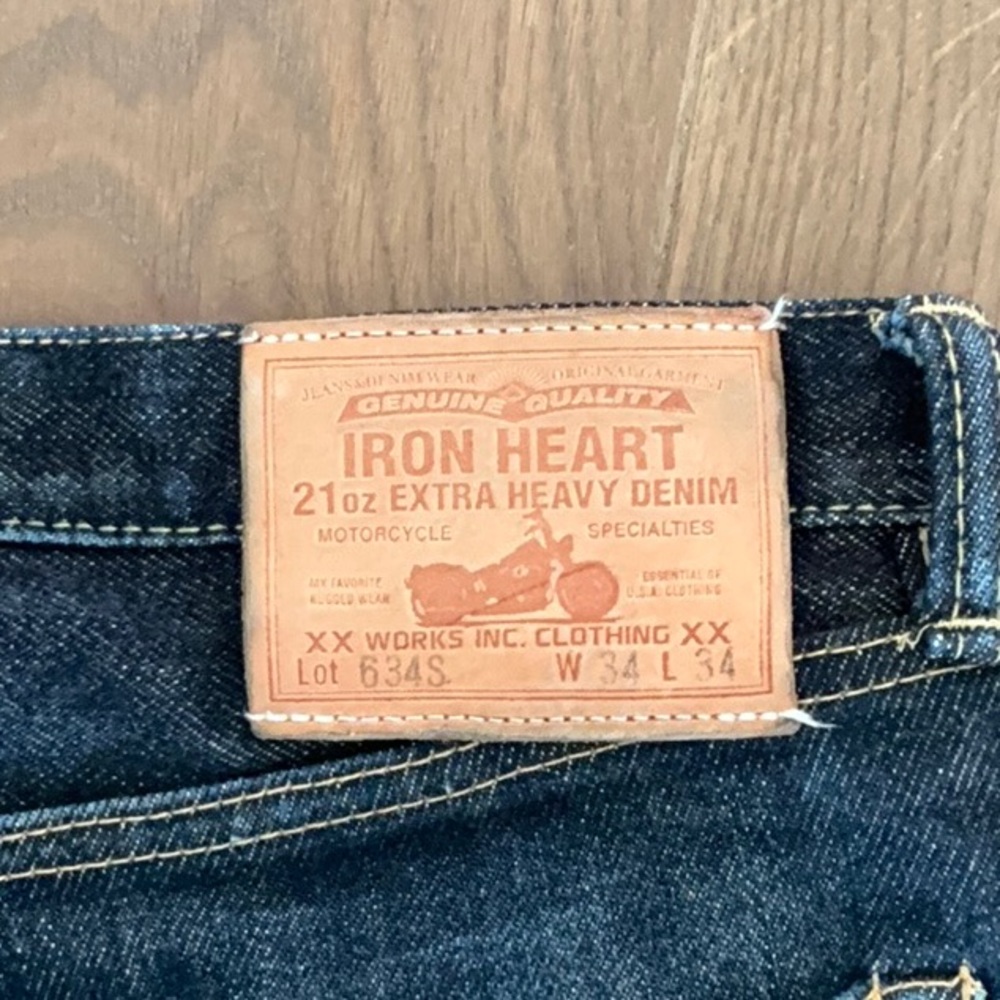 Iron heart 634 extra heavy weight denim 34 - Picture 4 of 7